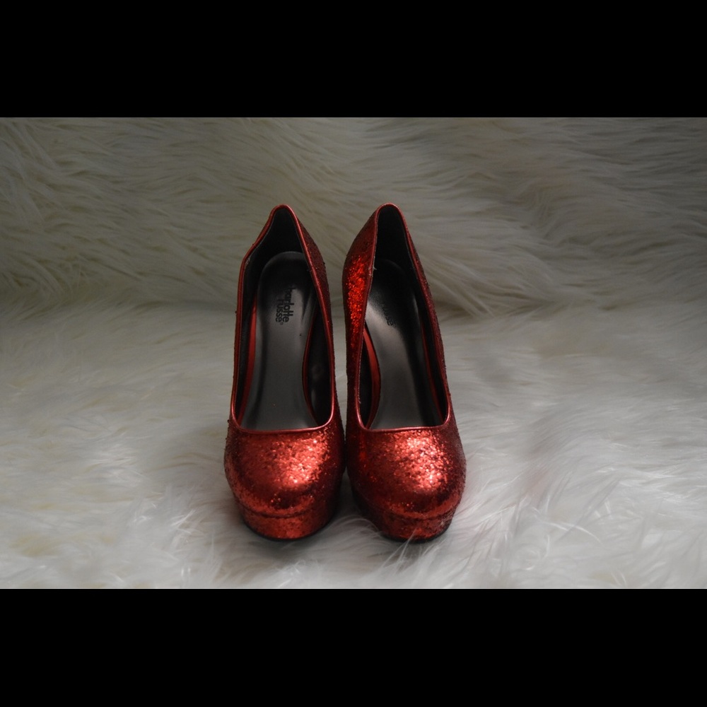 COPY - Red Glitter Heels!